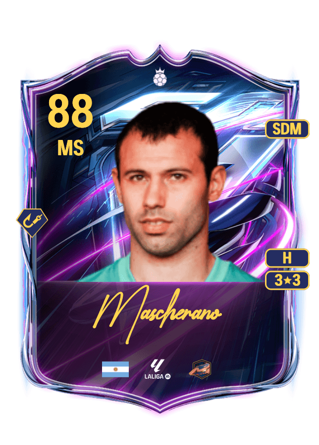 Javier Mascherano card