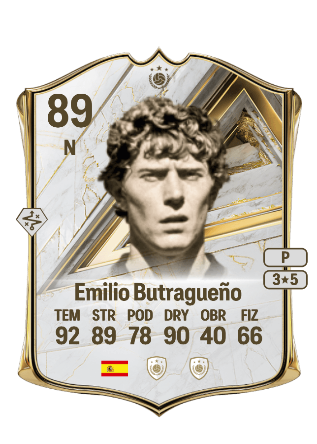 Emilio Butragueño card