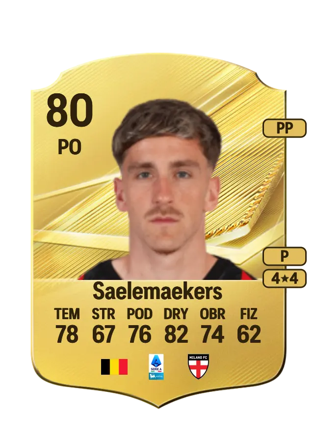 Alexis Saelemaekers card