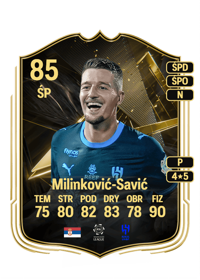 Sergej Milinković-Savić card