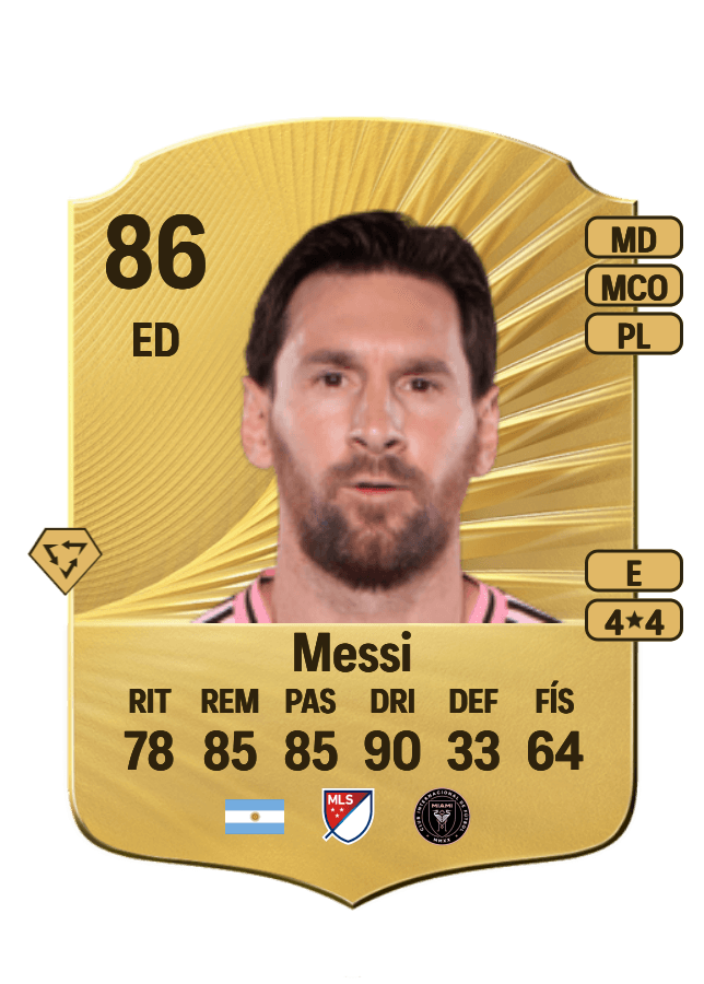 Lionel Messi card