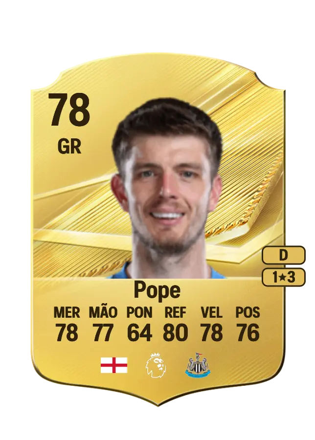 Nick Pope card