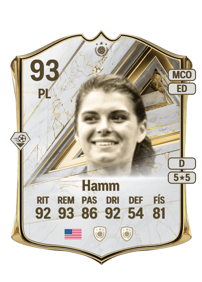 Mia Hamm card