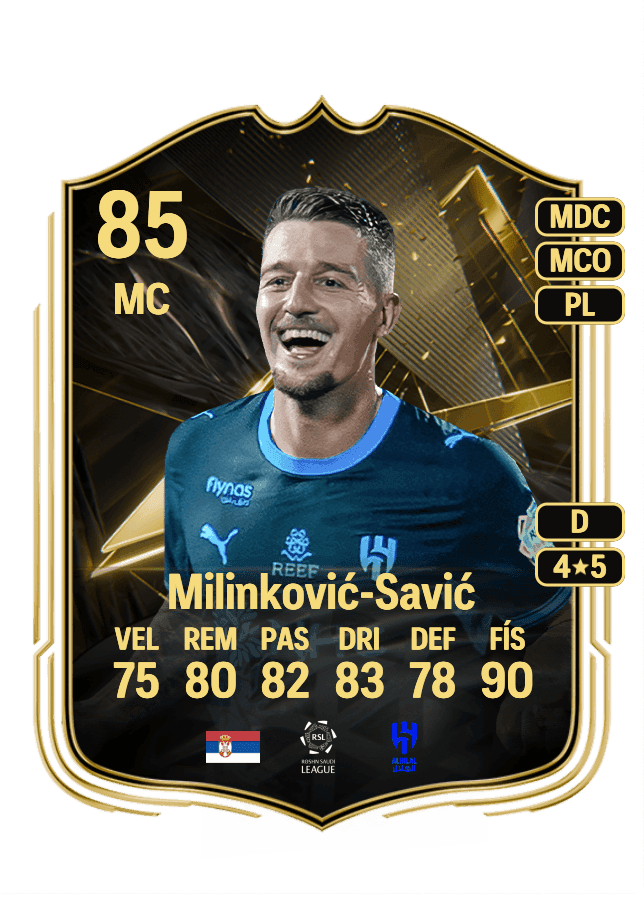Sergej Milinković-Savić card