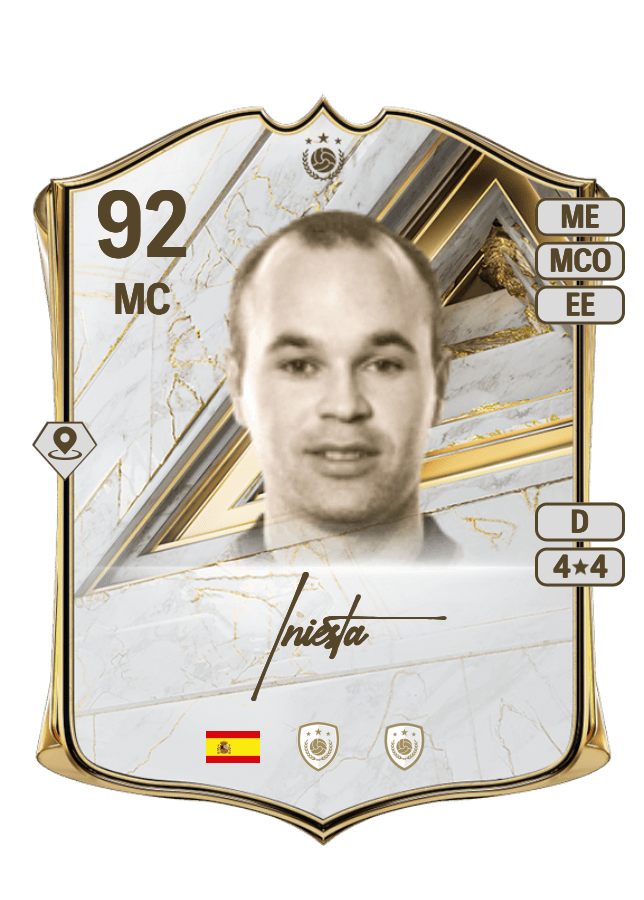 Iniesta card