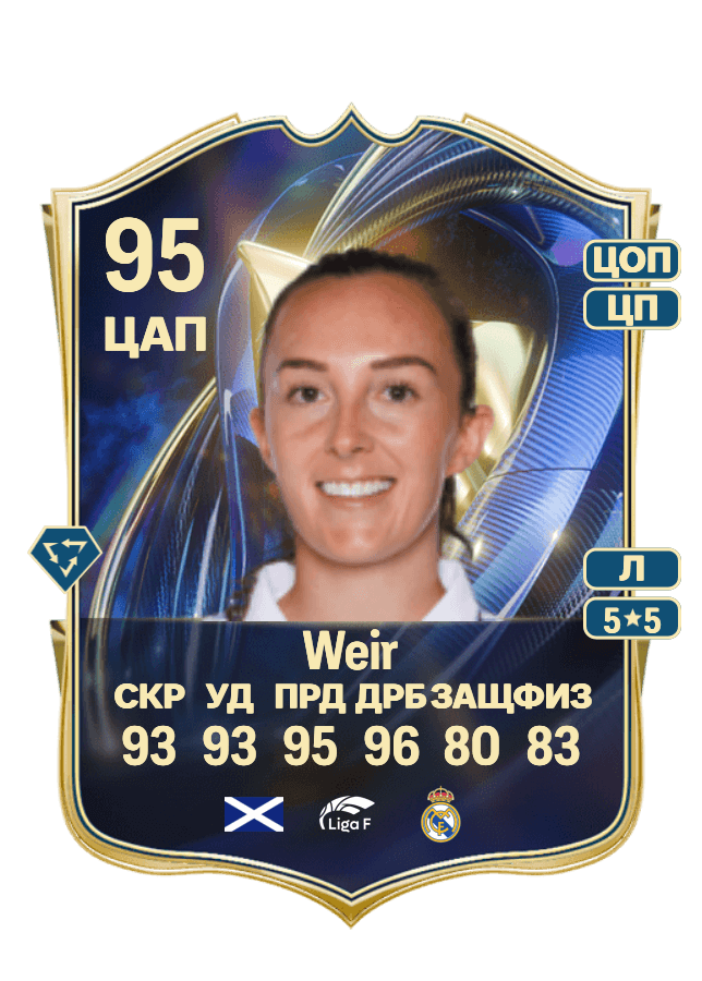 Caroline Weir card