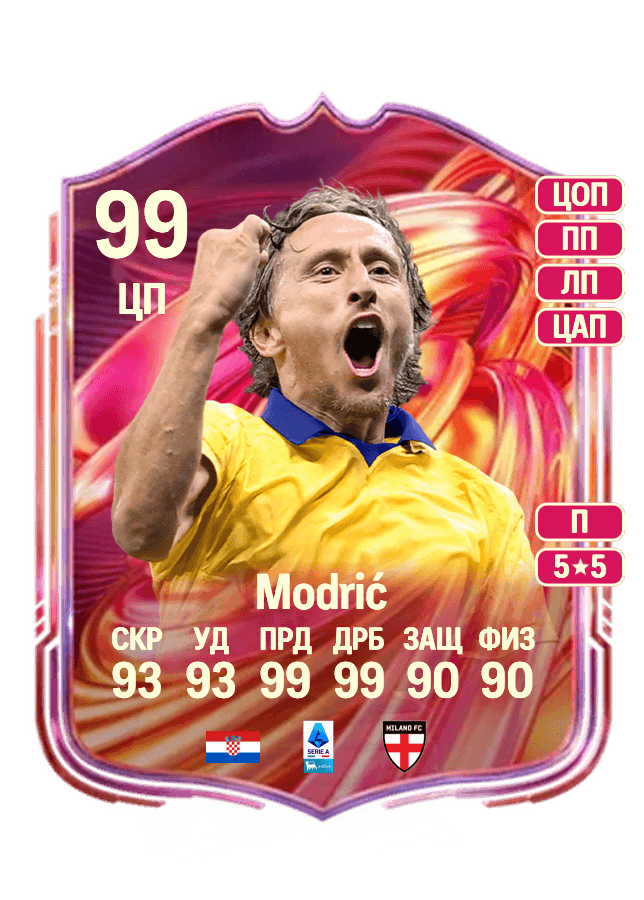 Luka Modrić card