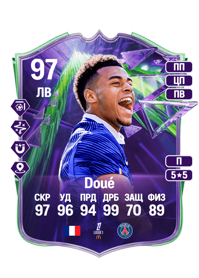 Désiré Doué card