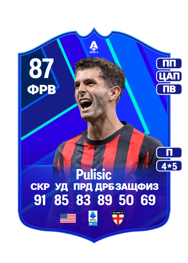 Christian Pulisic card
