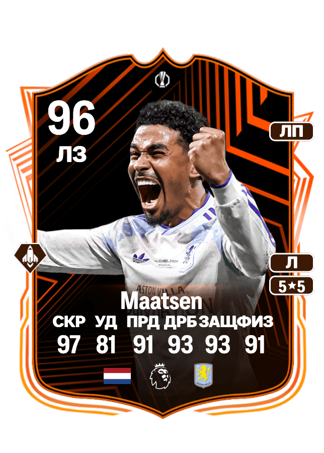 Ian Maatsen card