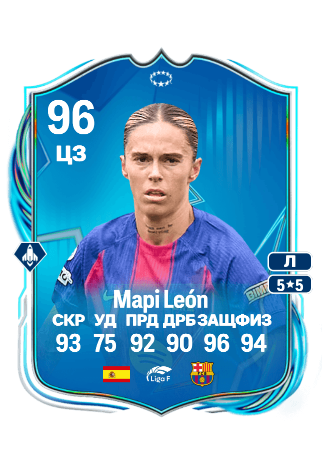 Mapi León card