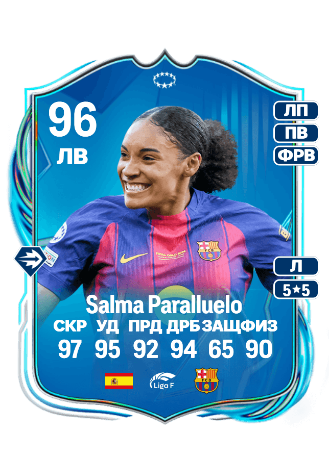 Salma Paralluelo card