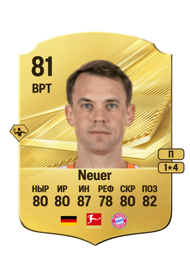 Manuel Neuer card