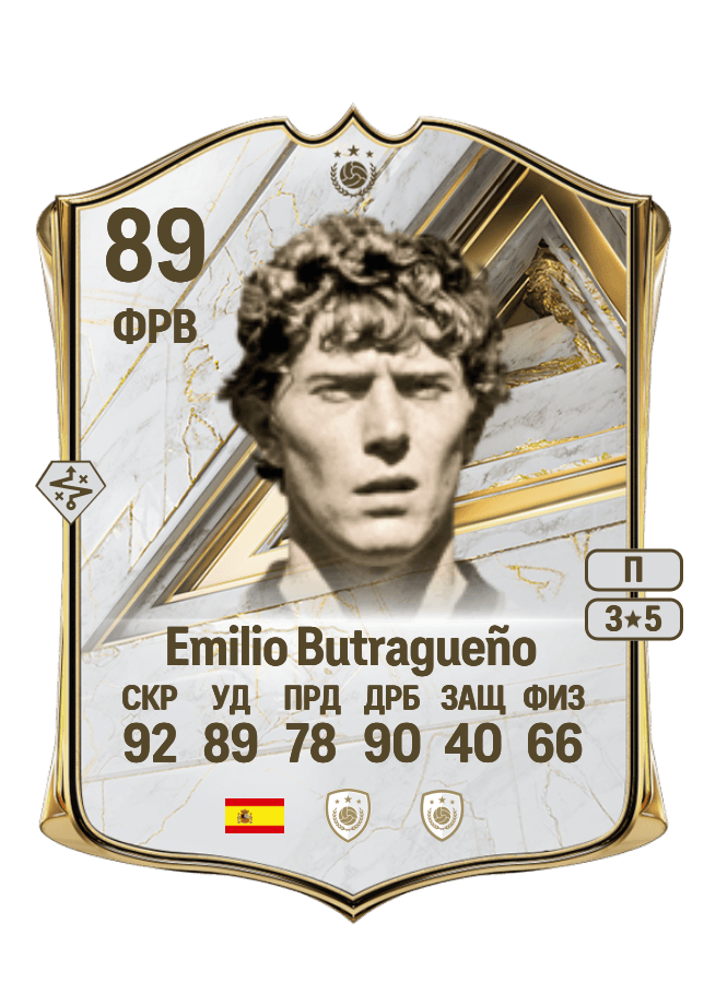 Emilio Butragueño card