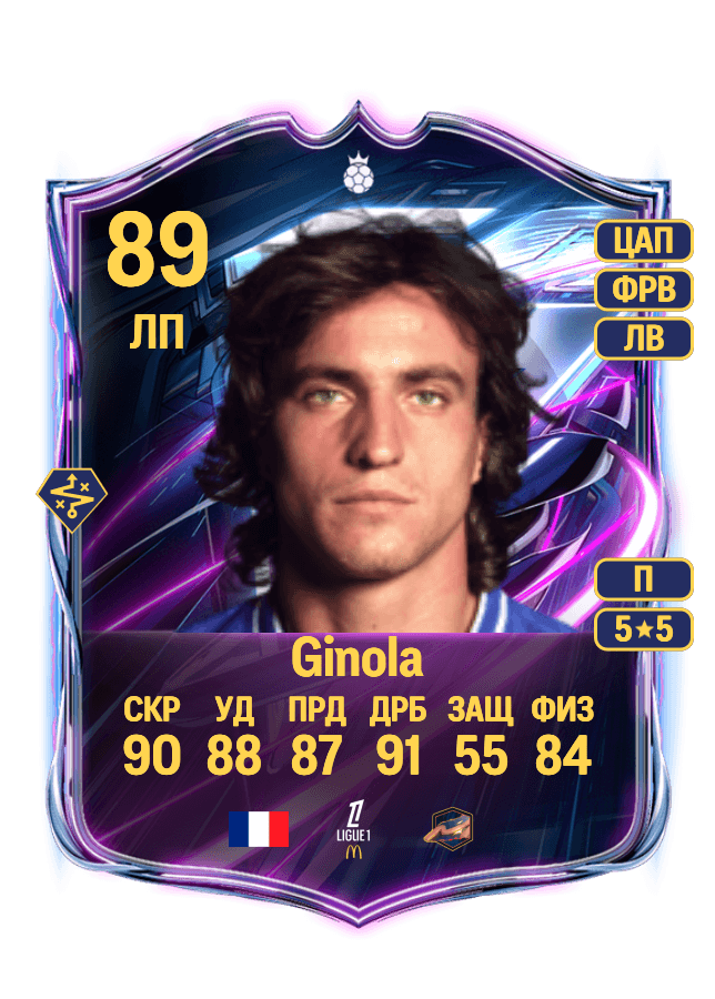 David Ginola card