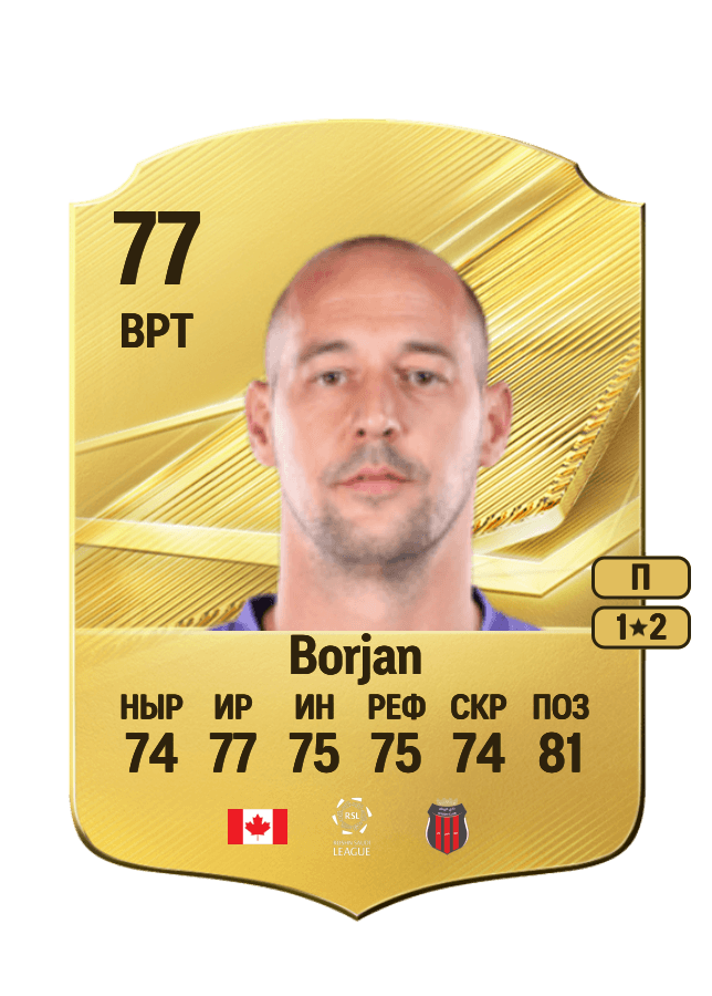 Milan Borjan card