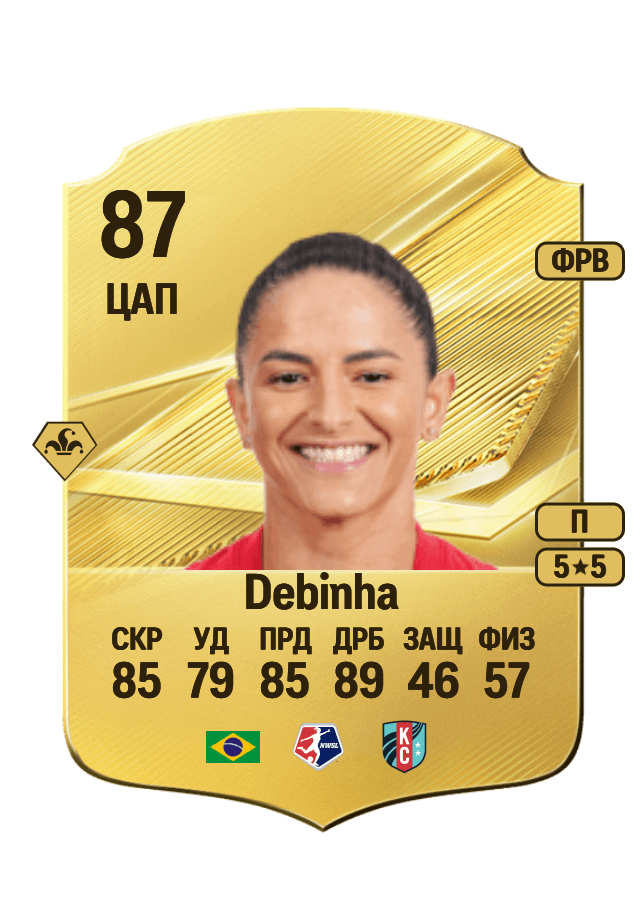 Debinha card