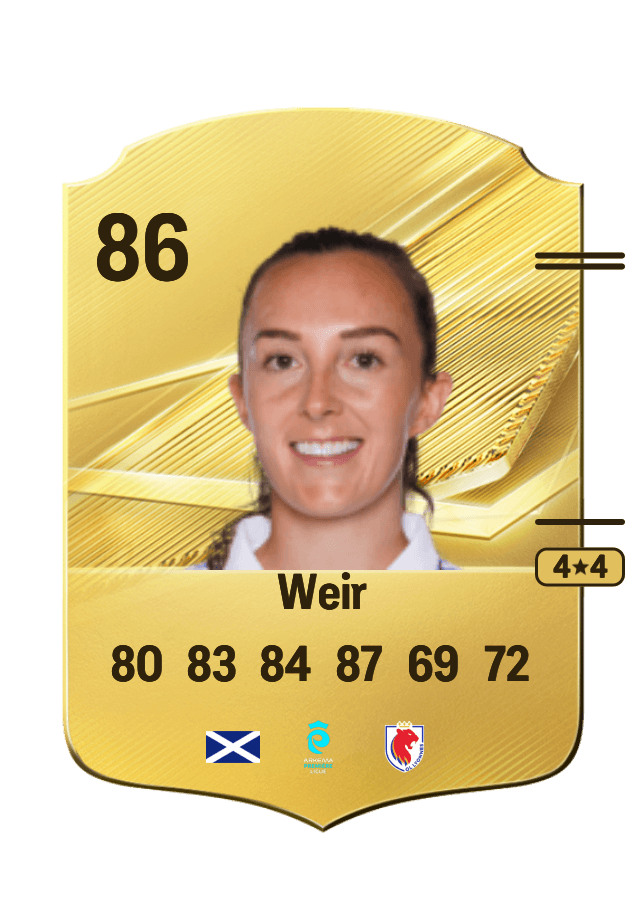 Caroline Weir card