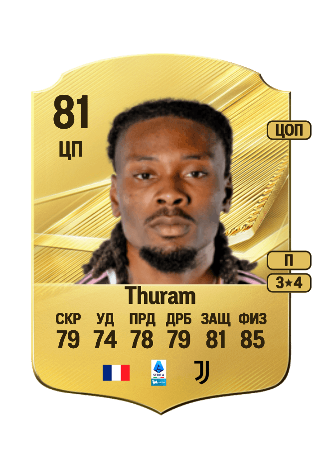 Khéphren Thuram card