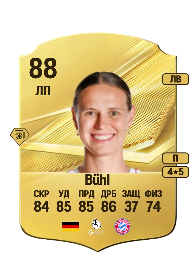 Klara Bühl card
