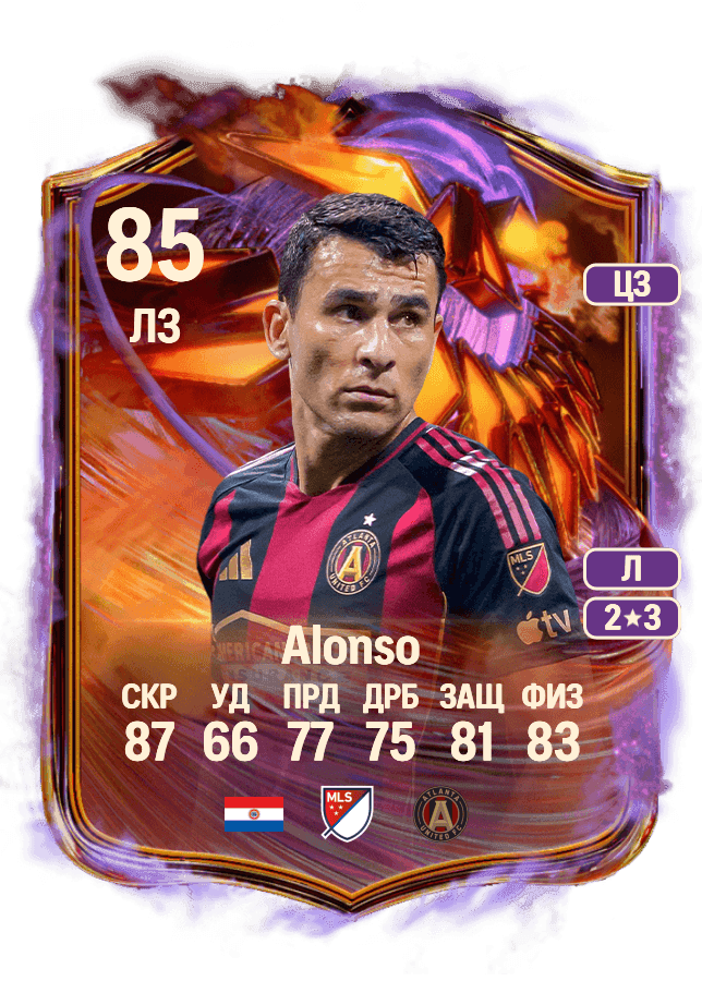 Junior Alonso card