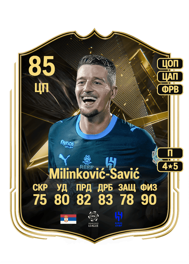 Sergej Milinković-Savić card