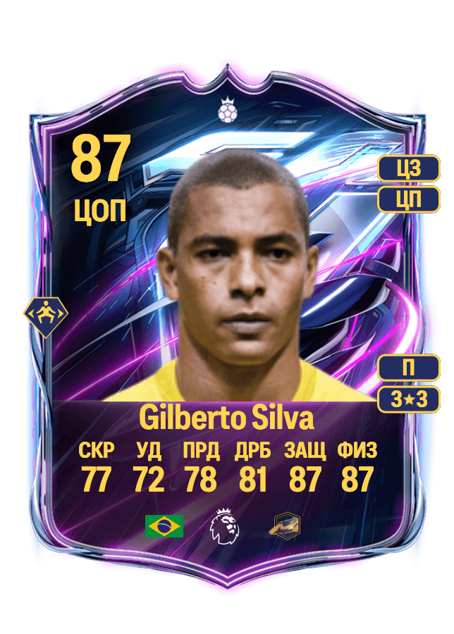 Gilberto Silva card
