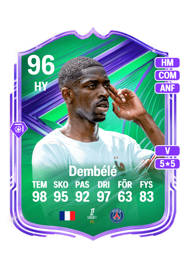 Ousmane Dembélé card