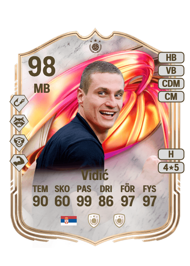 Nemanja Vidić card