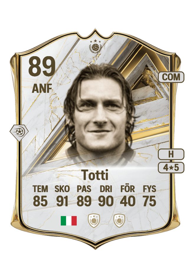 Francesco Totti card