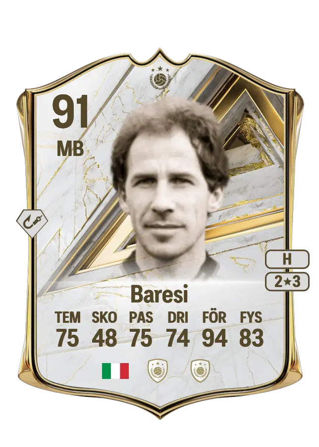 Franco Baresi card