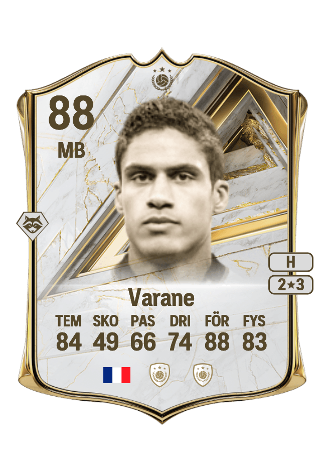 Raphaël Varane card