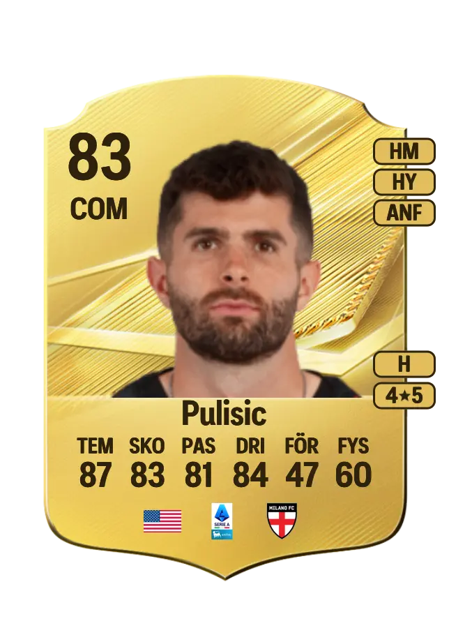 Christian Pulisic card