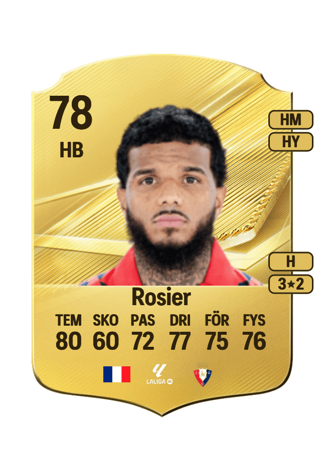 Valentin Rosier card