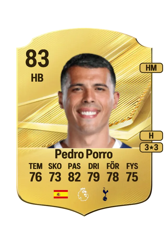 Pedro Porro card