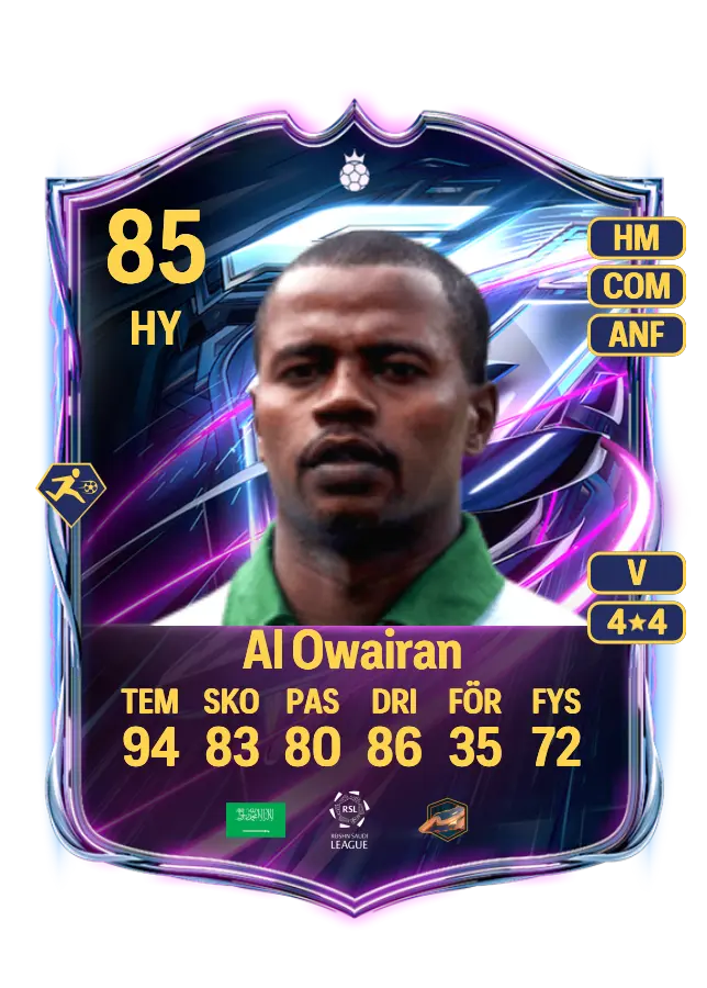 Saeed Al Owairan card