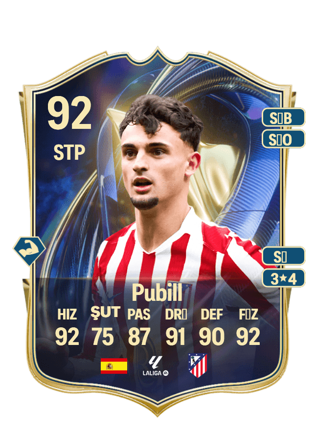 Pubill card