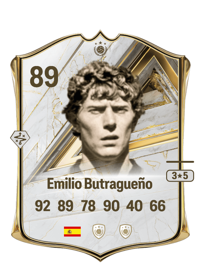 Emilio Butragueño card