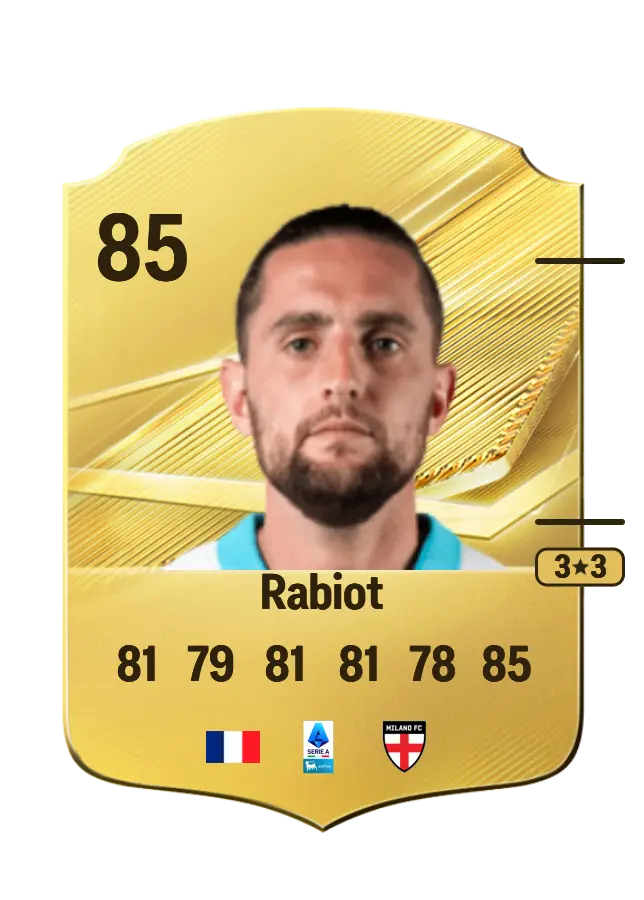 Adrien Rabiot card