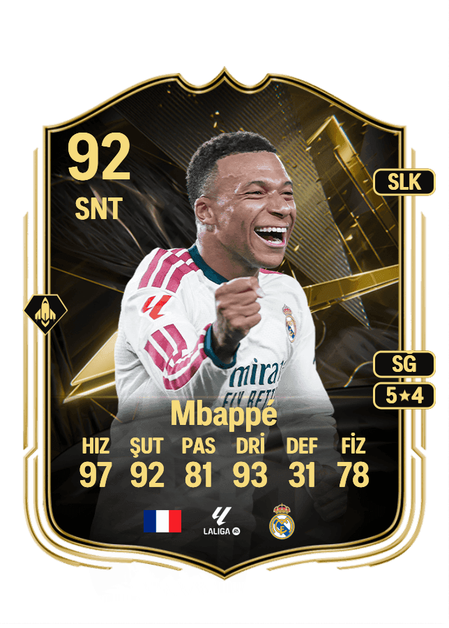 Kylian Mbappé card