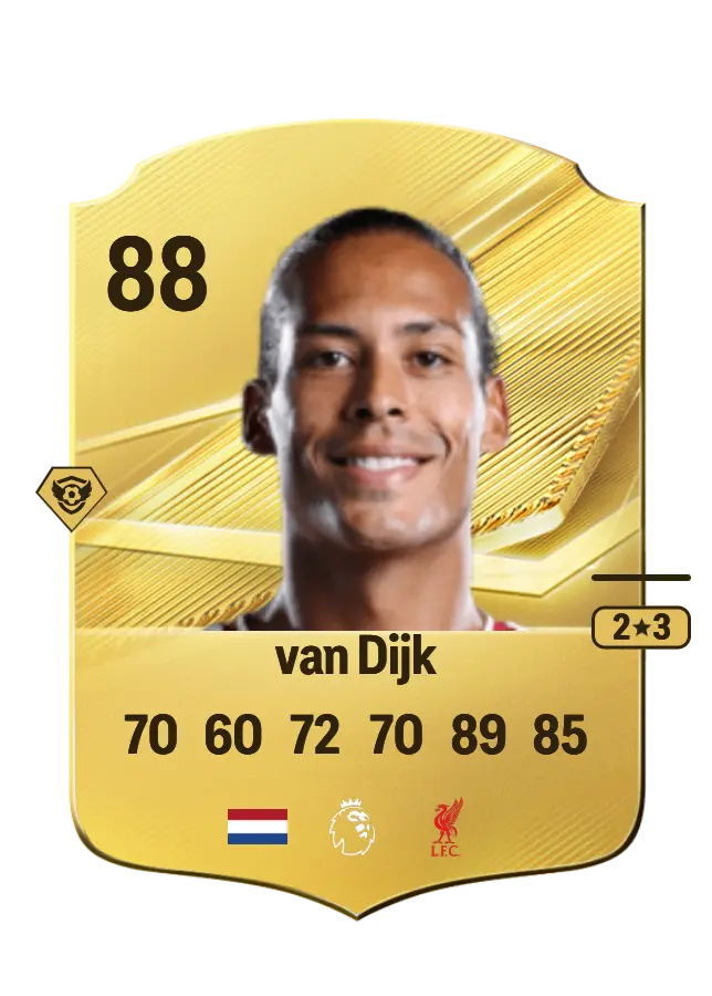 Virgil van Dijk card