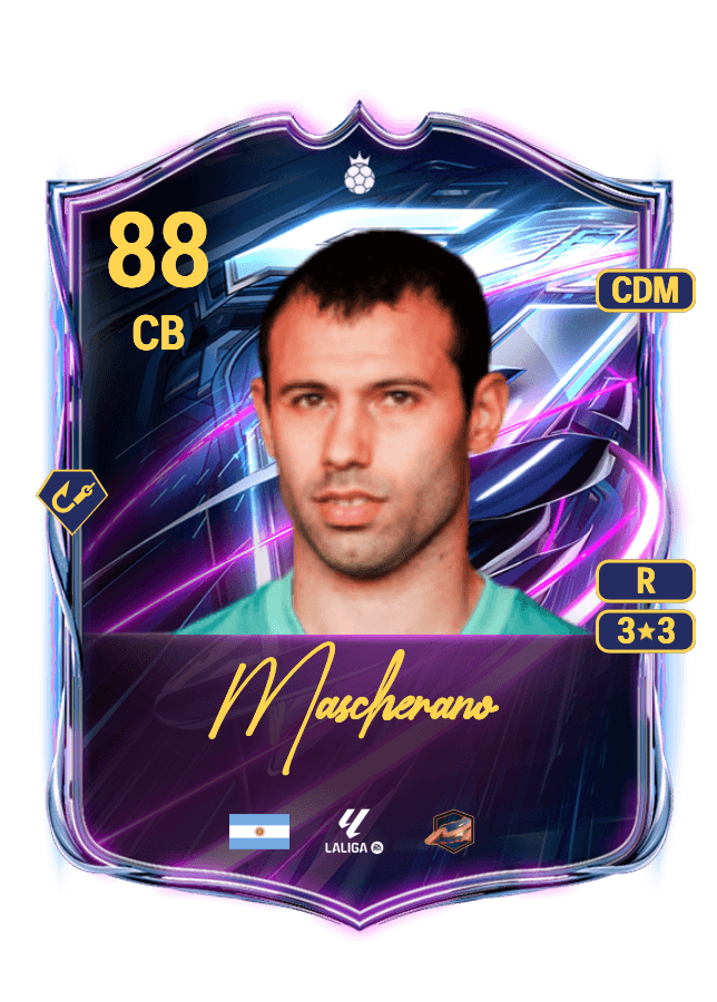 Javier Mascherano card