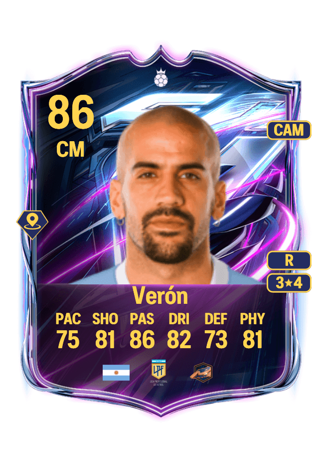 Juan Sebastián Verón card